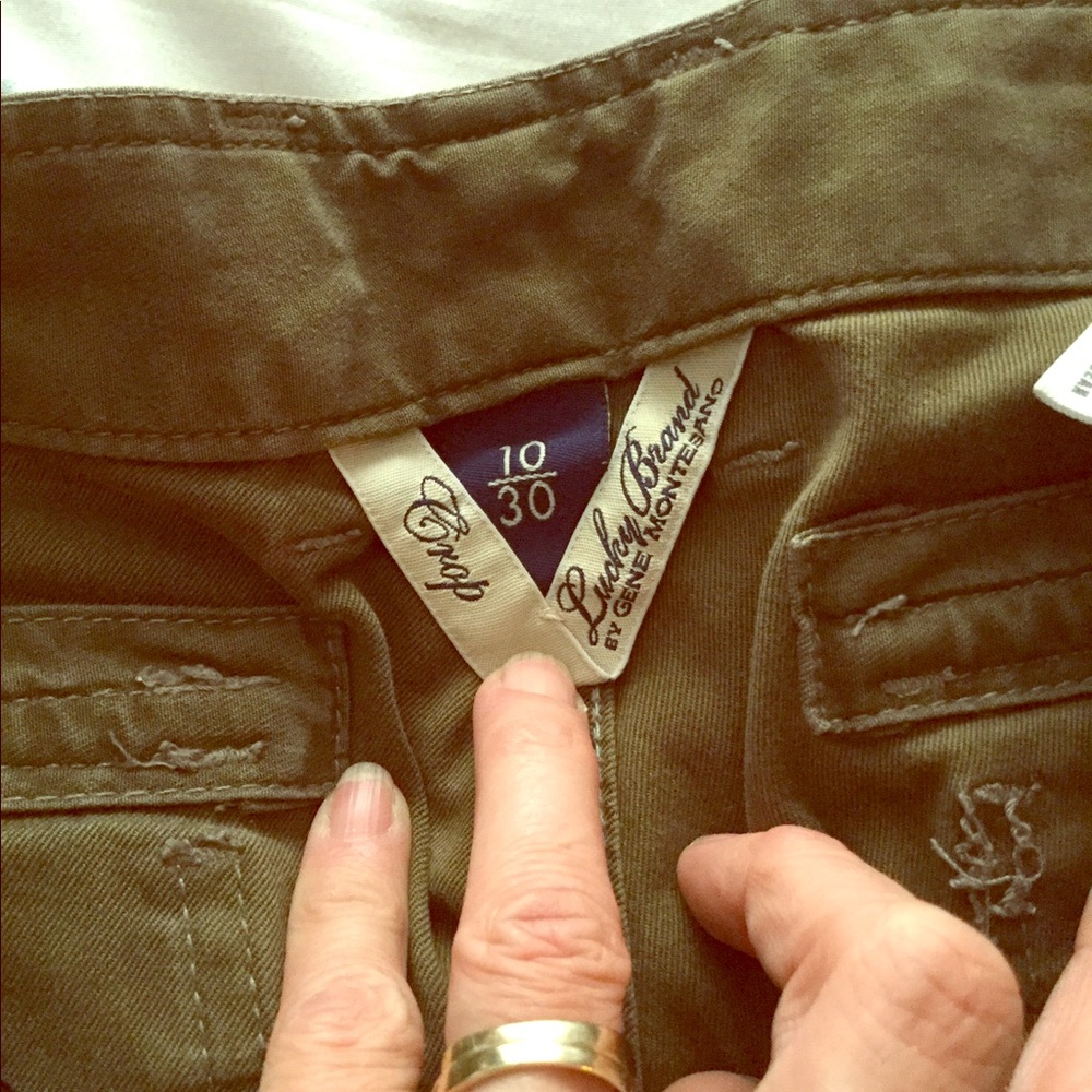 LUCKY BRAND BY GENE MONTESANO SIZE 10
